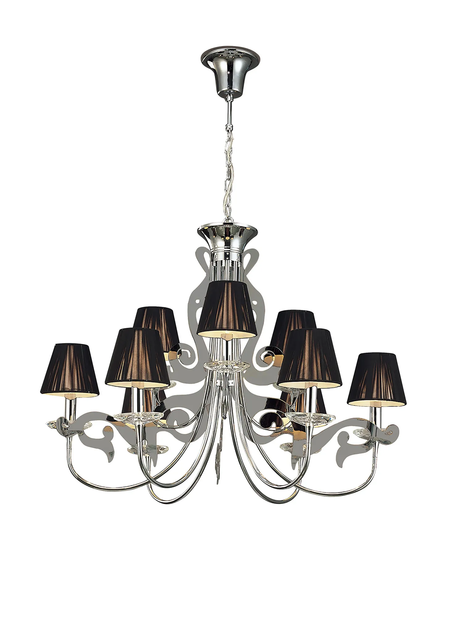 M0376  Acanto Crystal Pendant 9 Light